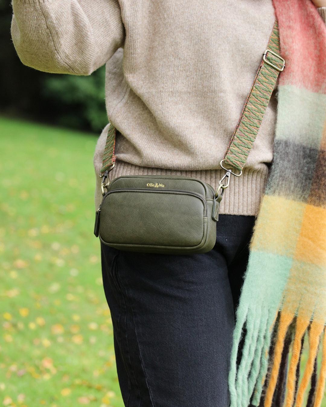 Zoe Crossbody - Khaki