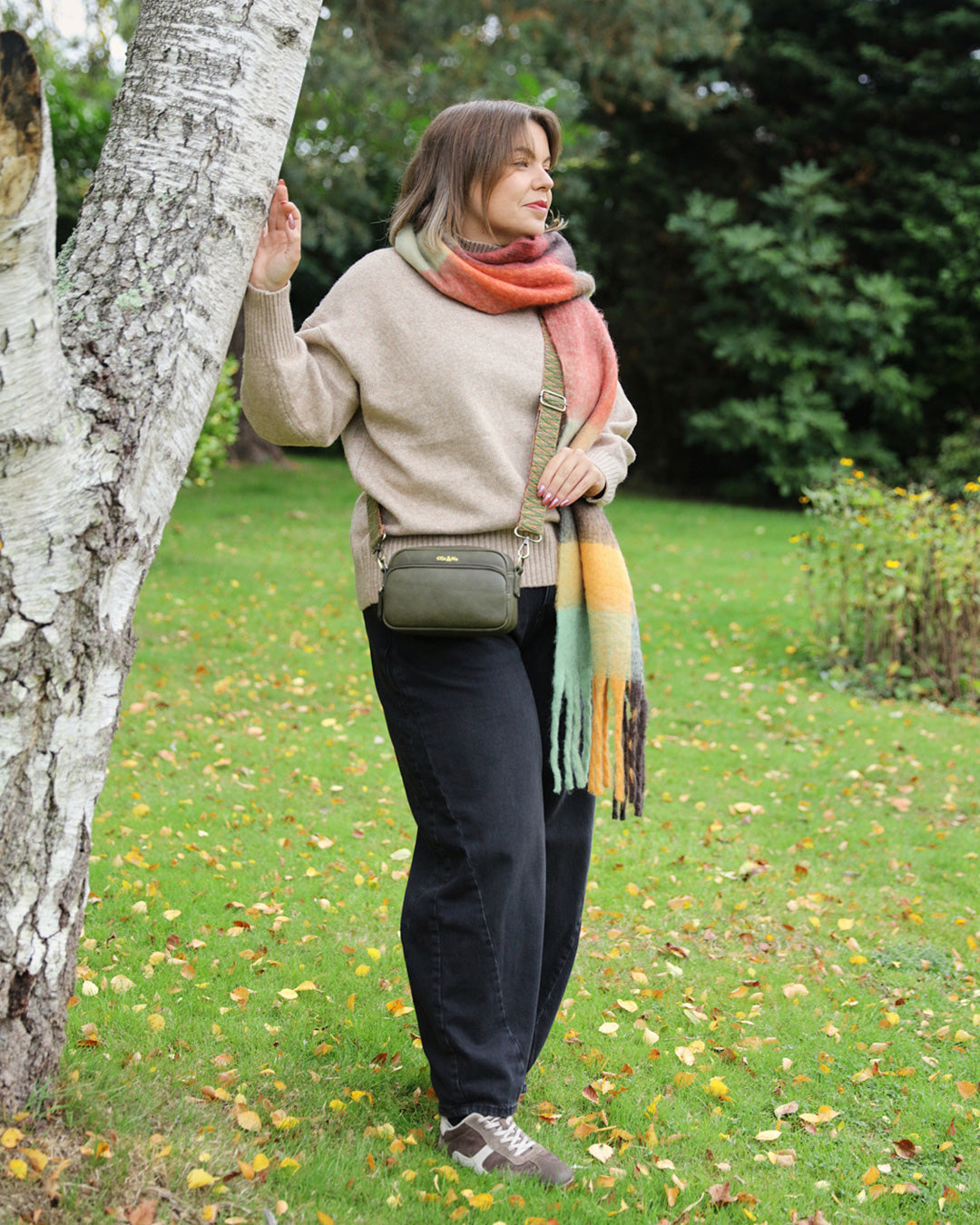 Zoe Crossbody - Khaki