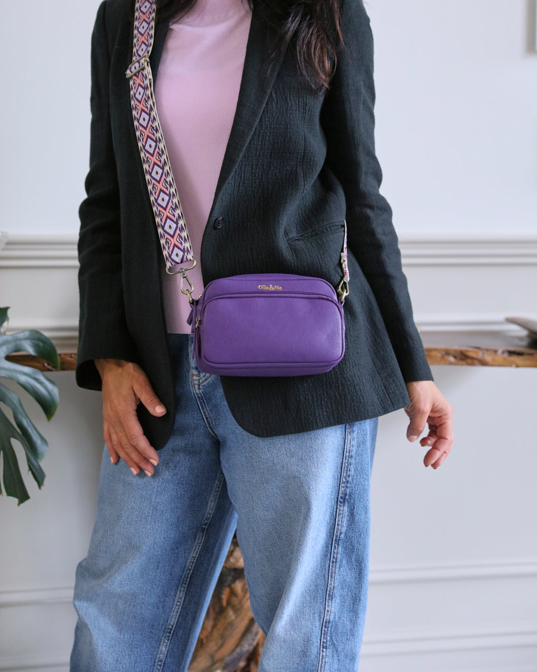 Zoe Crossbody - Purple