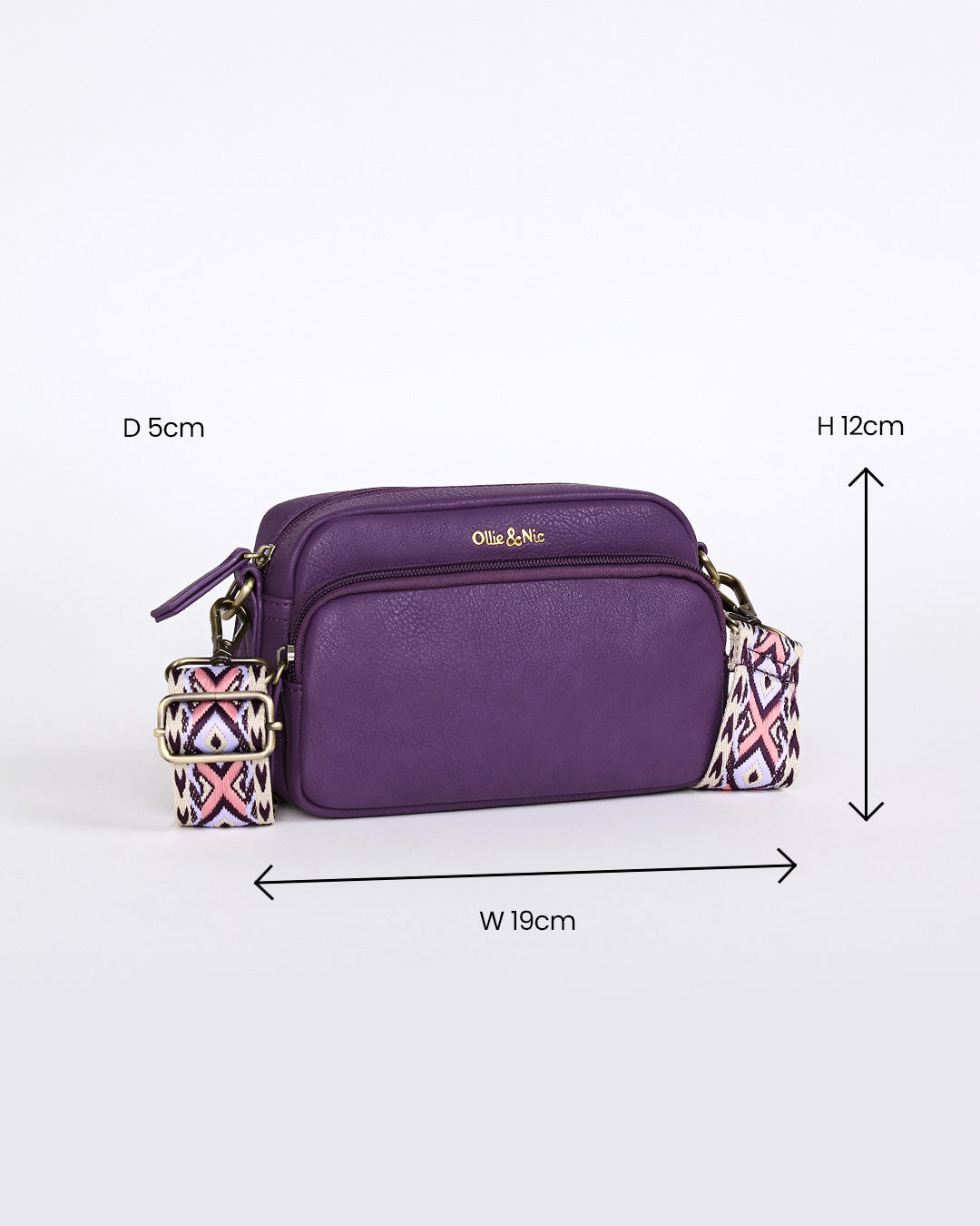 Zoe Crossbody - Purple