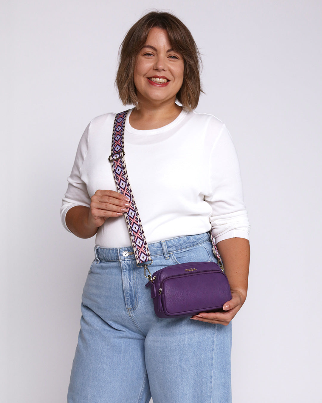 Zoe Crossbody - Purple