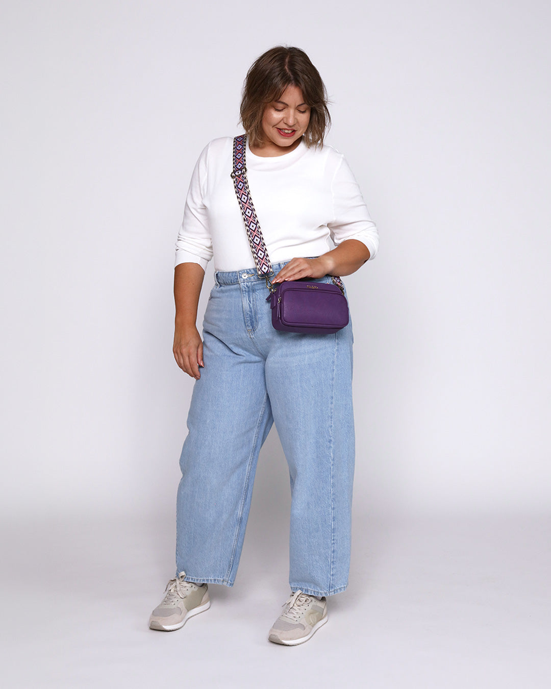 Zoe Crossbody - Purple