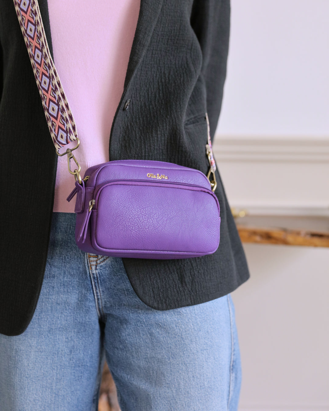 Zoe Crossbody - Purple