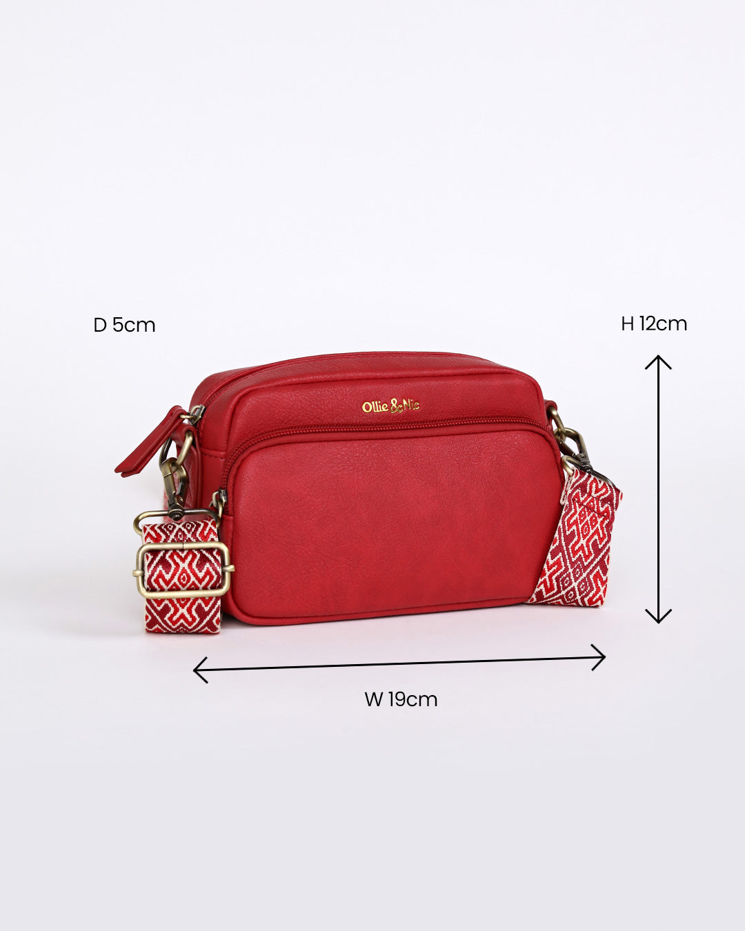 Zoe Crossbody - Red