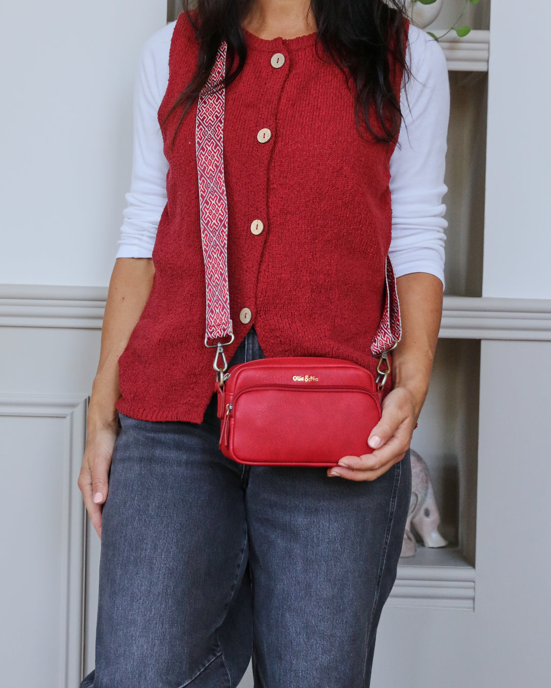 Zoe Crossbody - Red