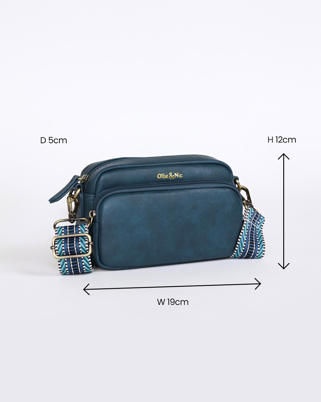 Zoe Crossbody - Teal