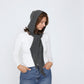 Claudia Hood Scarf - Grey