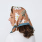 Alisha Square Scarf - Tan
