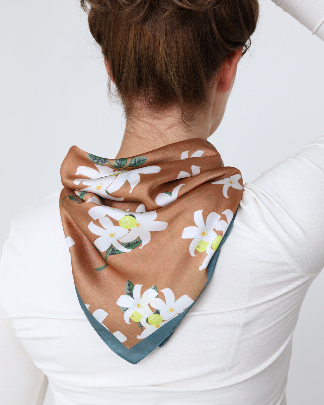 Alisha Square Scarf - Tan