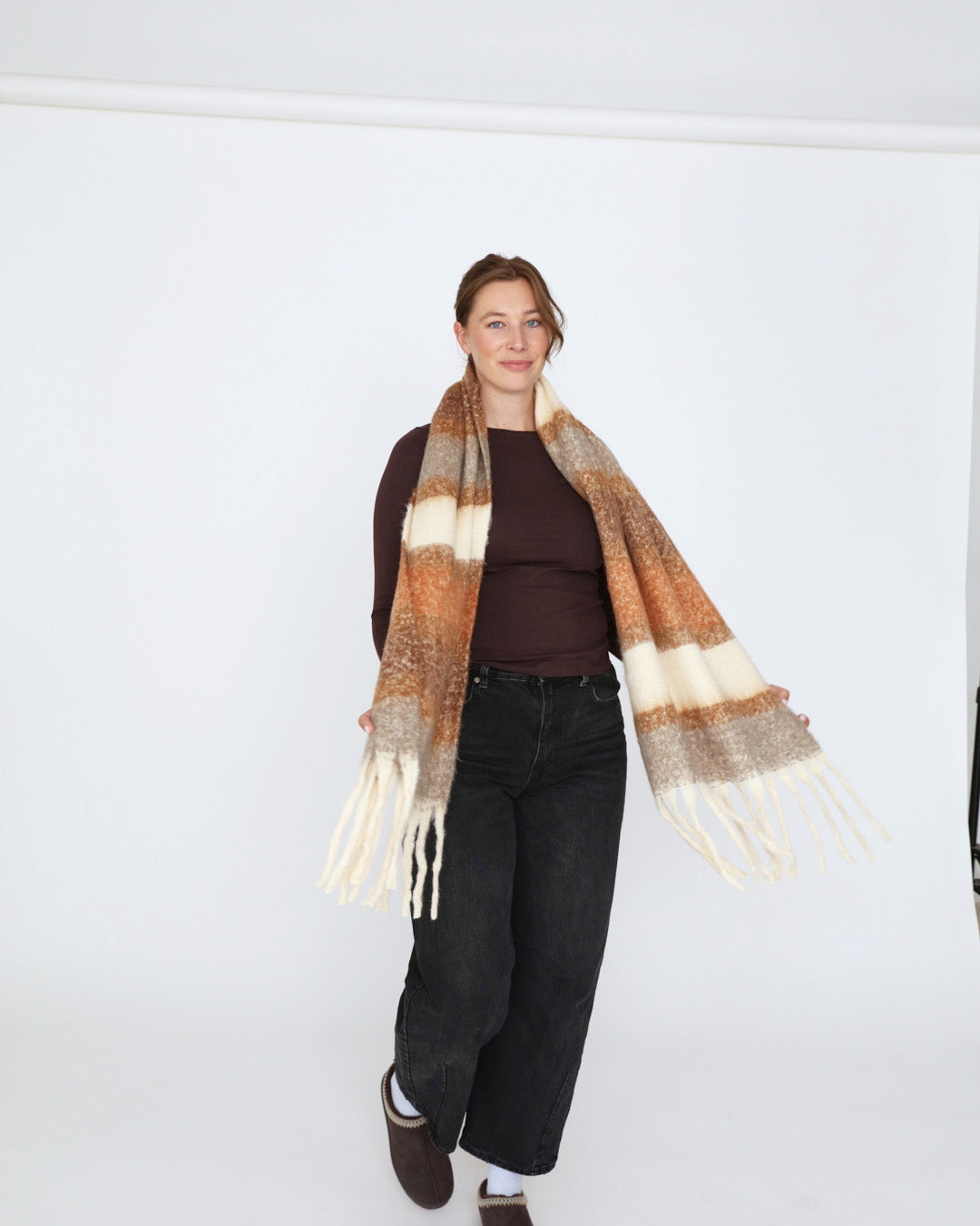Kaya Scarf - Caramel
