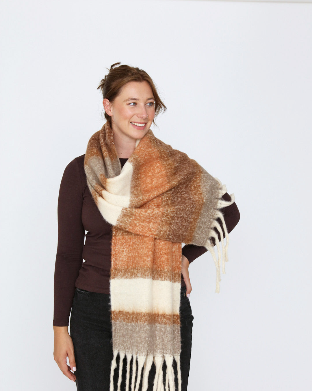 Kaya Scarf - Caramel