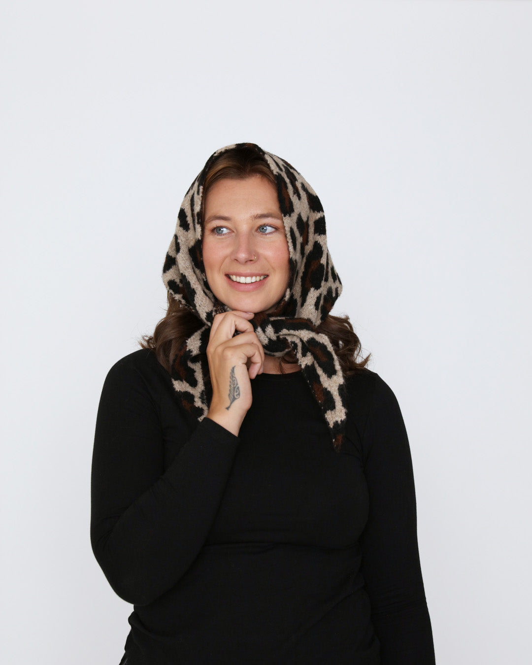 Madison Triangle Scarf - Beige