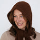 Claudia Hood Scarf - Brown