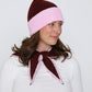 Tanya Beanie - Claret /Pink