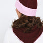 Paige Triangle Scarf - Claret/Pink
