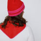 Bess Beanie - Red/Pink