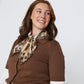 Nikki Square Scarf - Khaki