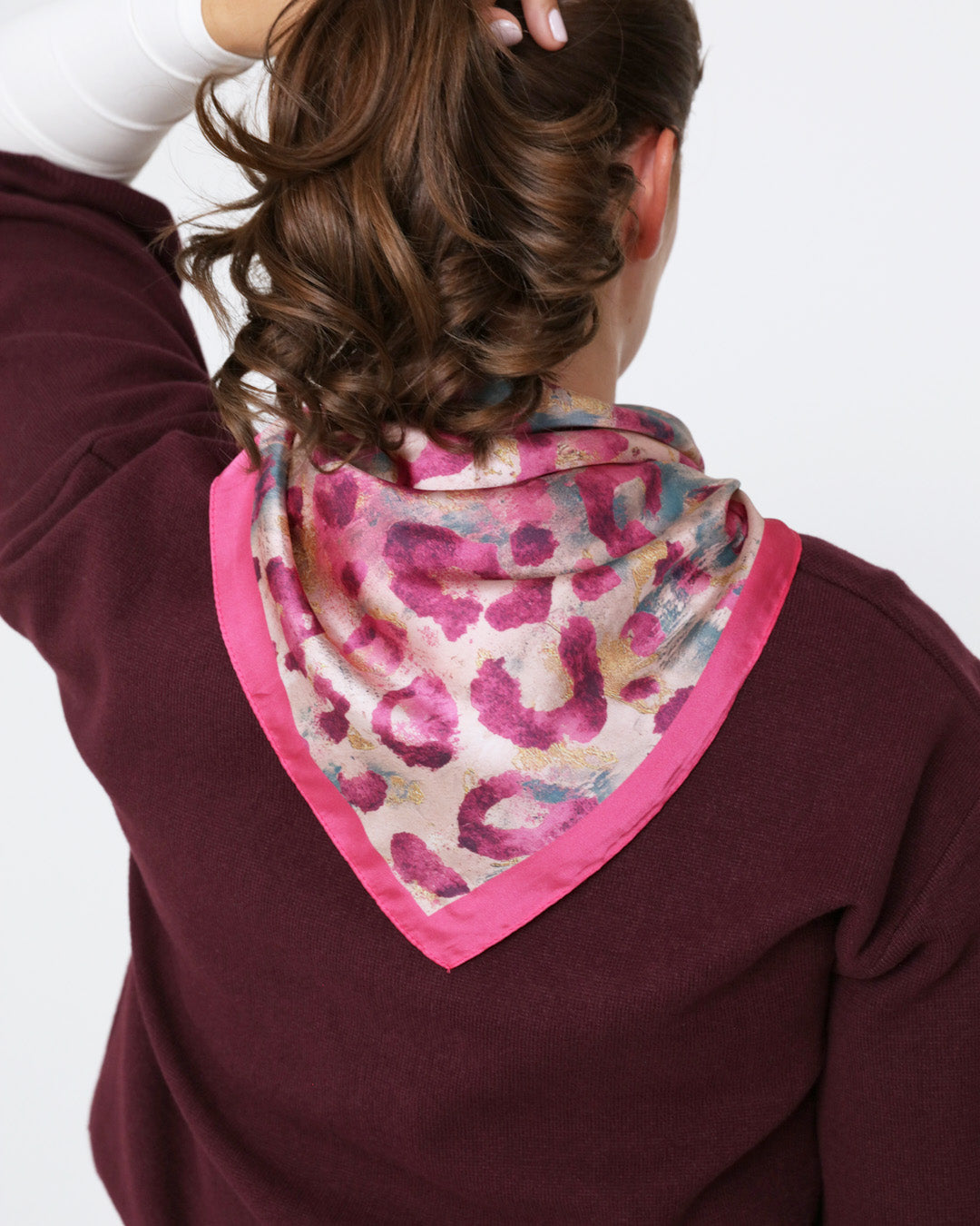 Nikki Square Scarf - Orchid