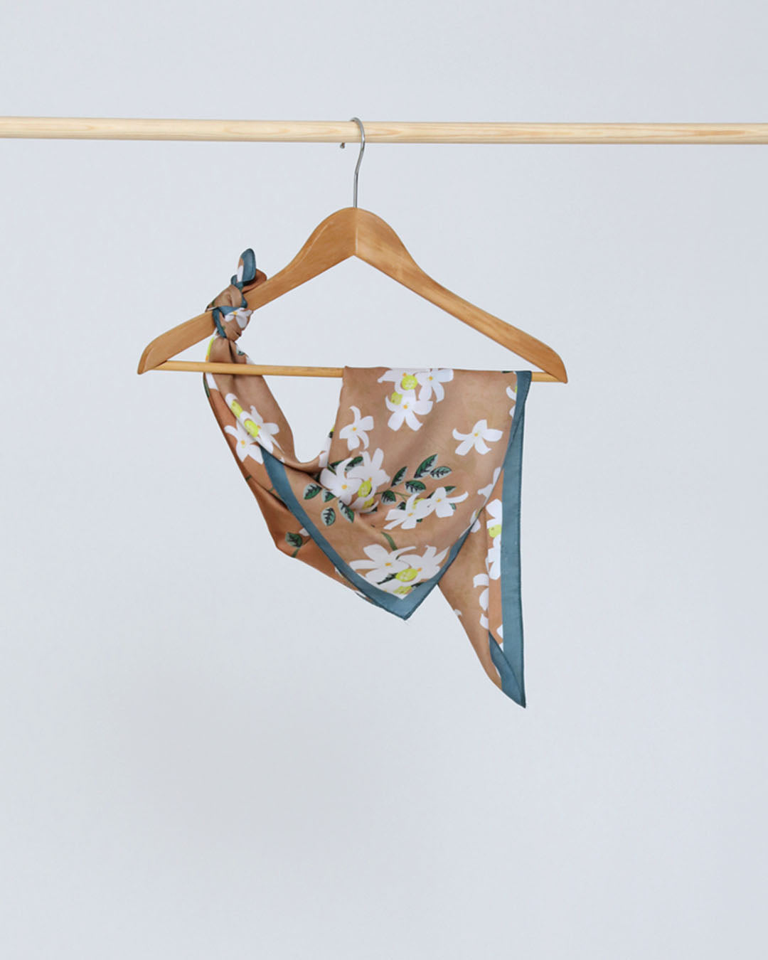 Alisha Square Scarf - Tan