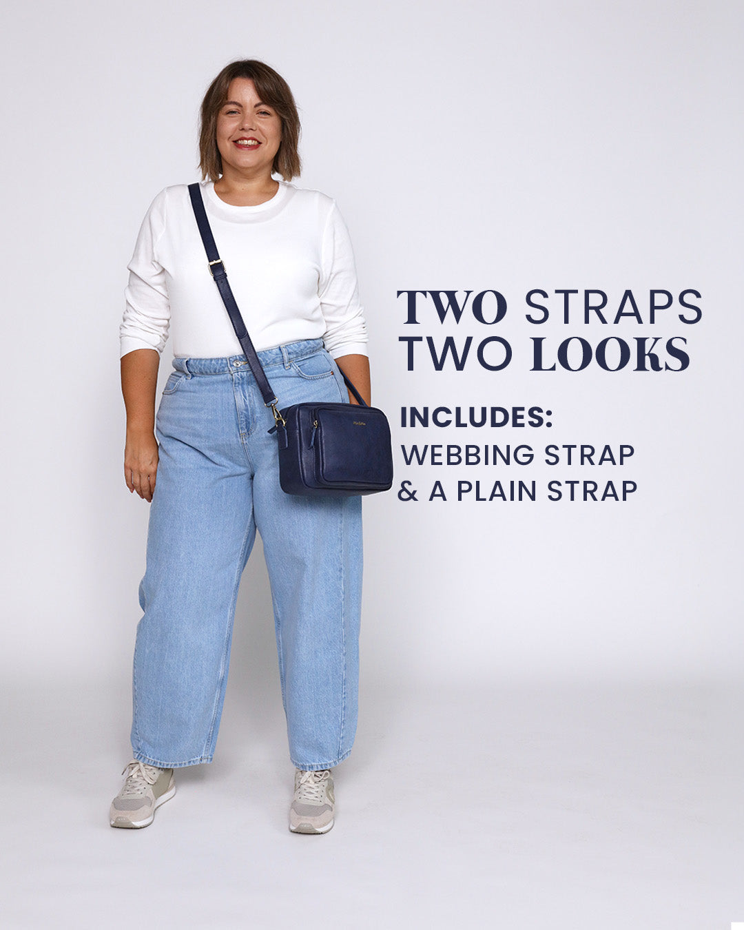 Bertie Maxi Crossbody - Navy