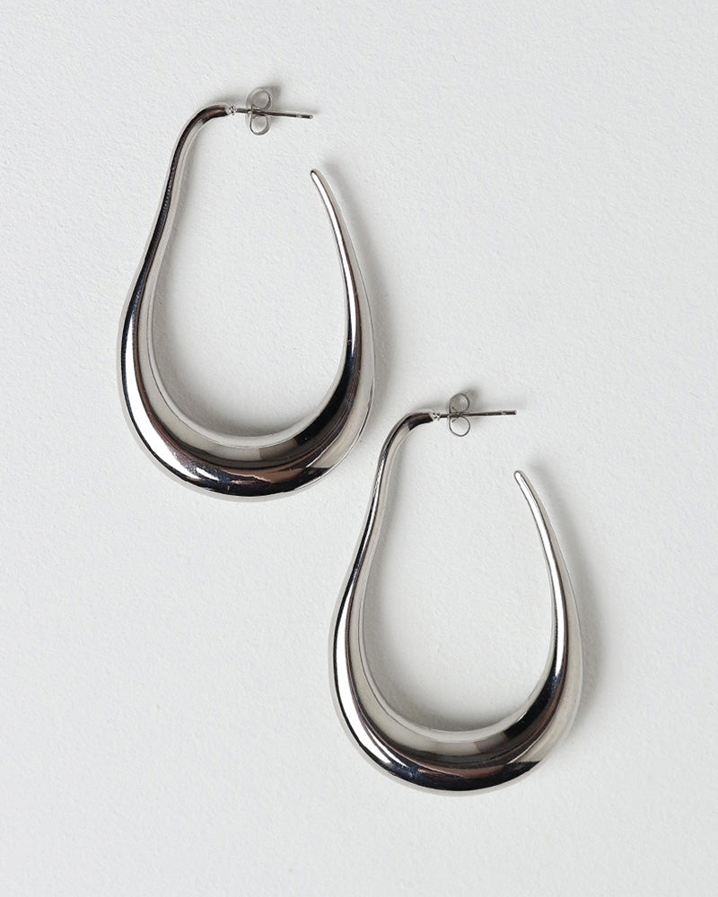 Droop Earrings - Silver