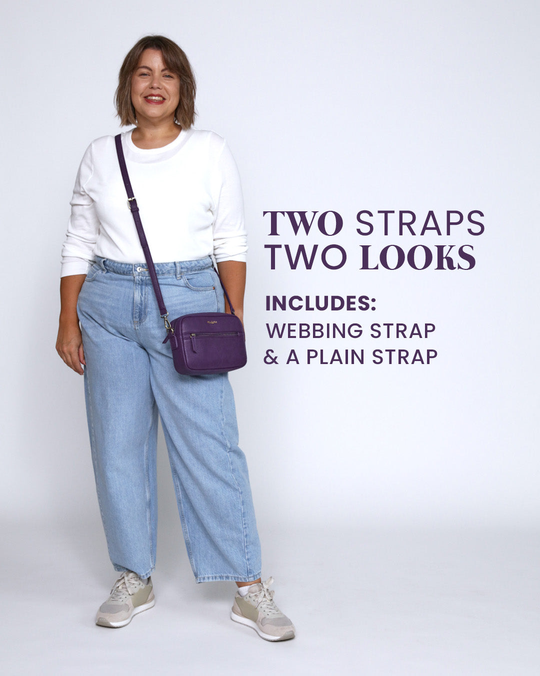 Gigi Crossbody - Purple