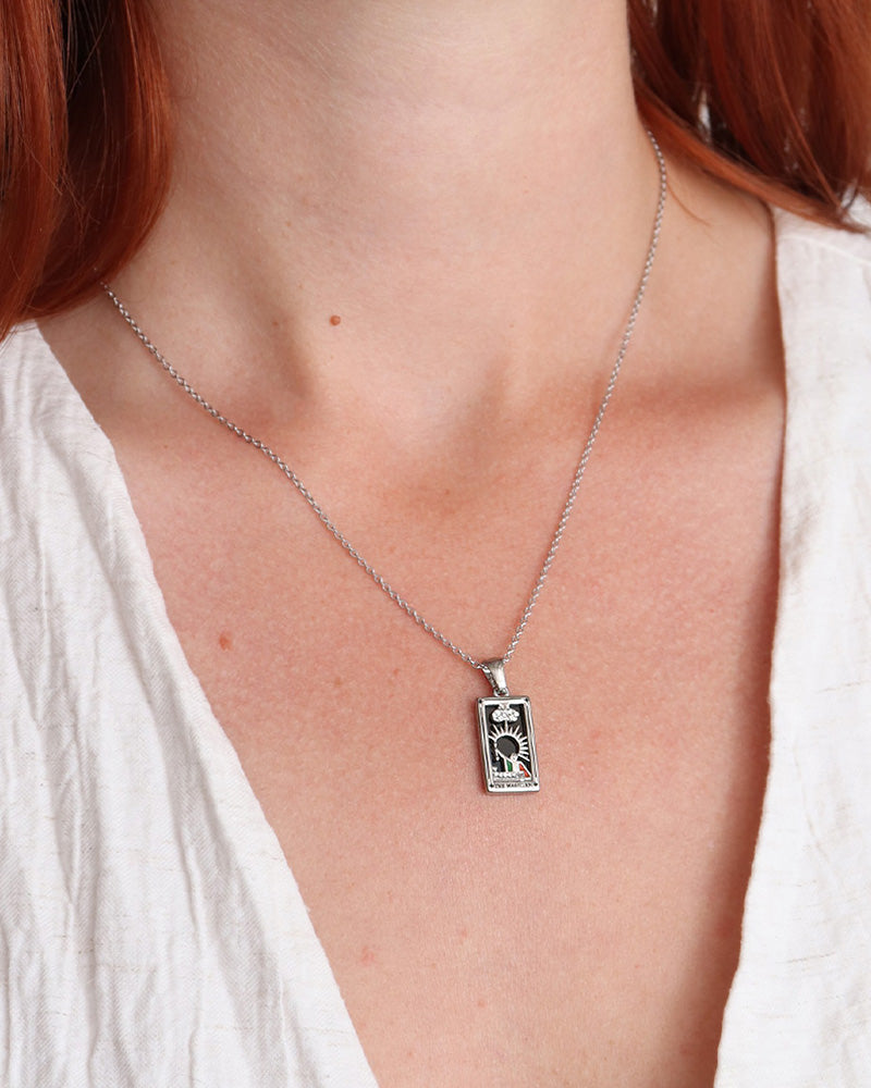 Magician Pendant Necklace - Silver