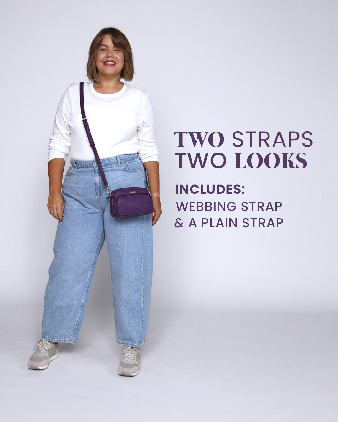 Zoe Crossbody - Purple